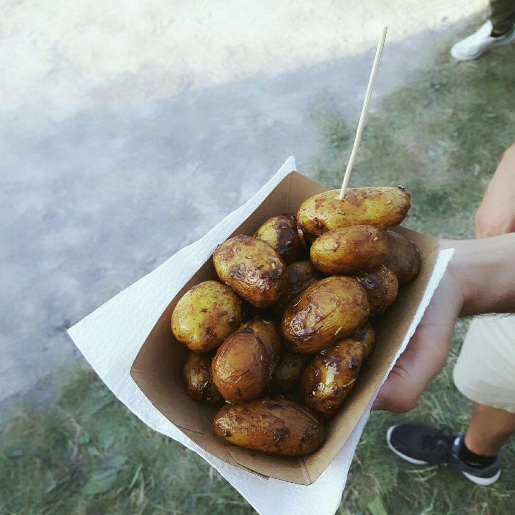 Vojagon Streeat Food Truck Festival patate al vin cotto balsamico